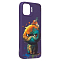 Задняя накладка SC335 для iPhone 11 (кот) (violet) (227087)