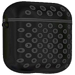 Силиконовый чехол STR Soft-Touch для AirPods Nike (черный)