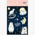 Бумажные наклейки «Волшебство ночи», 11 × 18 см   6920032