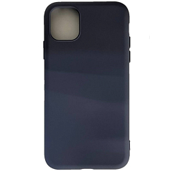 Силиконовый чехол SILICONE CASE NEW ERA для iPhone 11 (серая)
