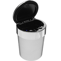 Пепельница для авто TORSO с подсветкой, хром   5182348
