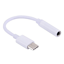 Кабель Jack 3.5 <--> Type-C  NONAME , белый