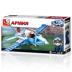 Конструктор SLUBAN Армия: Штурмовик Скайхок (115 дет.)