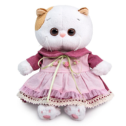 Мягкая игрушка Кошечка Ли-Ли BABY в платье с передником , 20см (LB-066)