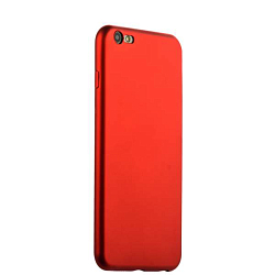 Силиконовый чехол HOCO для iPhone 6/6S Plus (5.5) матовый, красный (Phantom series)