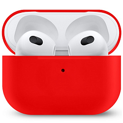 Силиконовый чехол ISA для AirPods 3 Silicone red