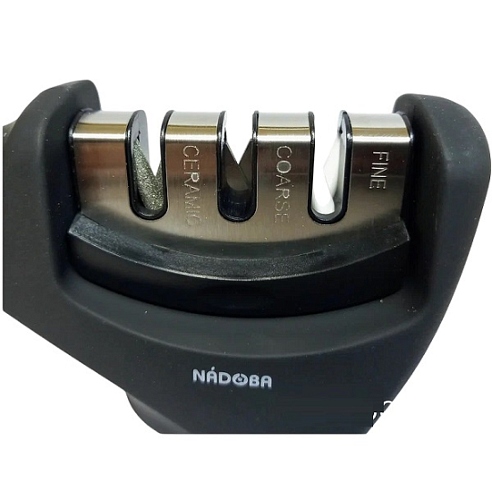 Ножеточка ручная тройная NADOBA, серия BORGA