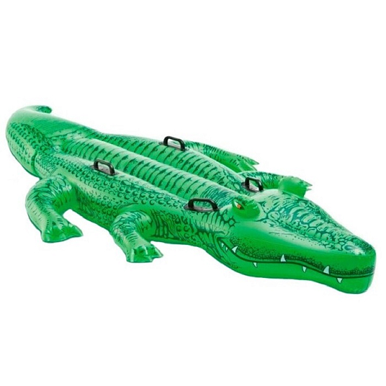 Игрушка для плавания INTEX «Аллигатор», с ручками, 203 х 114 см, от 3 лет, 58562NP