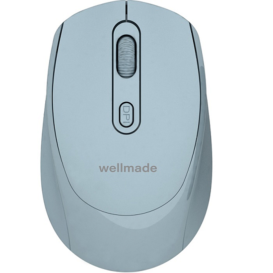 Мышь БП WELLMADE M03 голубая