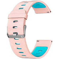 Универсальный силиконовый ремешок LYAMBDA Adhara DS-GS-08-22-PB Pink/Blue