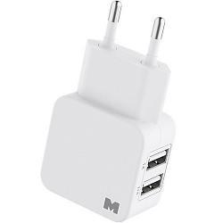 Сетевое ЗУ 2USB 2.1A MAVERICK белый (ПSELAEP1911)