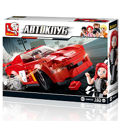 Конструктор SLUBAN "Автоклуб: "Бёрд" (163 дет.)