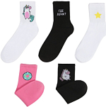 Набор женских носков KAFTAN "Единороги“ 5 пар, р. 36-39 (23-25 см) 5482591