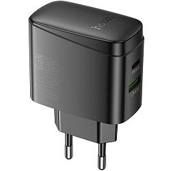 Сетевое ЗУ 1USB/1Type-C 3A HOCO CS63A чёрный