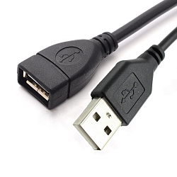 Кабель-удлинитель USB  1.0м EXPLOYD Easy EX-K-1399 черный