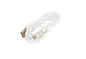 Кабель USB <--> microUSB  1.0м JETACCESS JA-DC21 в оплетке, белый