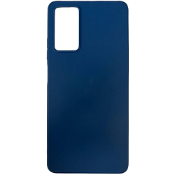 Силиконовый чехол DF для Xiaomi Redmi Note 11 Pro/ 11 Pro 5G DF xiOriginal-27 (blue) с микрофиброй