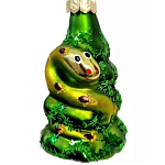 Ёлочное украшение "Змея на ёлке", в подарочной упаковке, h- 7 см ФУ4-2217