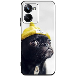 Силиконовый чехол DF для Realme 10 Pro (5G) DF rmCase-28 (black) Art141