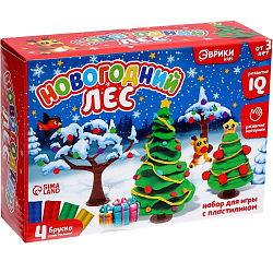 Набор для игры с пластилином «Новогодний лес», 4 бруска пластилина 4311510