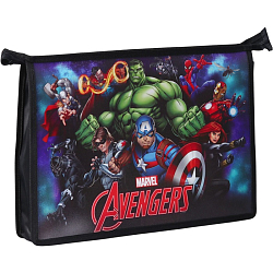 Папка для тетрадей, А4, на молнии, Мстители 10335783