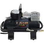 Компрессор CityUP АС-587 Master  с фонарем для подкачки автомоб.колес  пластиковый КЕЙС