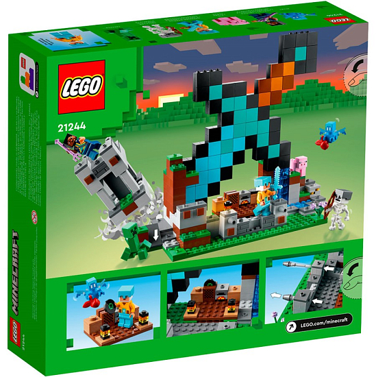 Конструктор LEGO Minecraft 21244 Застава меча