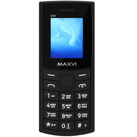 Телефон Maxvi C40 black