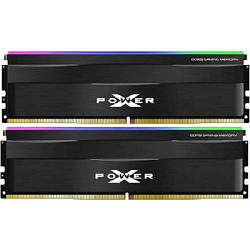 Оперативная память DDR5 32Gb Silicon Power XPOWER Zenith RGB 6000МГц CL40 DIMM (KIT of 2) 2Gx8 SR Black