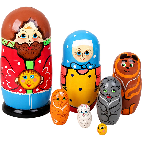 Матрешка "Колобок" 7 перс. УТМ01521374