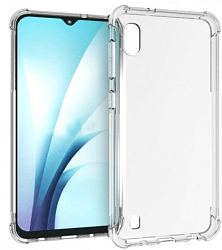 Силиконовый чехол NONAME для Samsung Galaxy A10 прозрачный, противоударный
