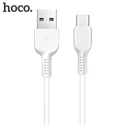 Кабель USB <--> Type-C  2.0м HOCO X20 белый