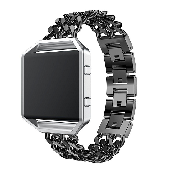 Металлический браслет NONAME на Apple Watch 1/2/3/4/5 (38/40), Черный, из звеньев