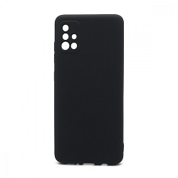 Силиконовый чехол SILICONE CASE New ERA для Samsung Galaxy A51 черный