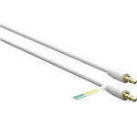 Кабель Jack 3.5 <--> Jack 3.5  1.0м MORE CHOICE UK13 White