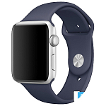Силиконовый ремешок SPORT BAND 42/44/45/49мм, 32_синий