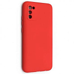 Задняя накладка SILICONE COVER для Samsung Galaxy A02S красный
