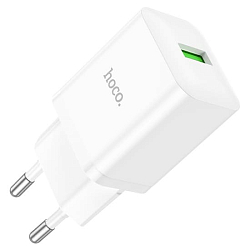 Сетевое ЗУ 1USB 3A HOCO N26, Maxim, белый, 18Вт, QC3.0, мятая упаковка