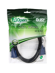 Кабель VGA <--> VGA 15.0м AOPEN/Qust ACG341AD-15M, 2 фильтра