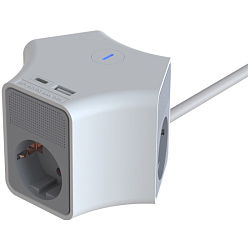 Сетевой фильтр  2.0м RITMIX RM-231C White, 3 розетки