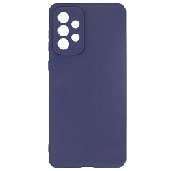 Задняя накладка PERO Soft Touch для Samsung Galaxy A73 синий