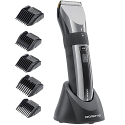 Машинка для стрижки волос POLARIS PHC 3017RC Argan Therapy, черный/хром