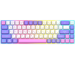 Клавиатура БП PANTEON M2 BW White-Purple (163)