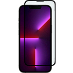 Противоударное стекло 3D ZIBELINO для iPhone 14 Pro черное с защитой динамика от пыли черный