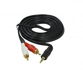 Кабель Jack 3.5 <--> 2RCA  3.0м TELECOM