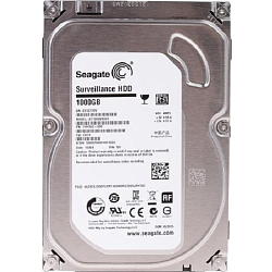 Внутренний HDD 3.5" 1TB Seagate Surveillance (ST1000VX001) {Serial ATA III, 7200 rpm, 64mb, для видеонаблюдения}