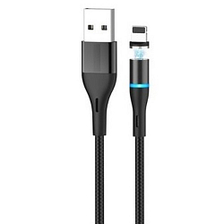 Кабель USB <--> Lightning  1.0м XO NB125 магнитный черный