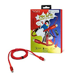 Кабель Lightning <--> Type-C  1.0м ROFI C94 (Серия "Mini") Красный