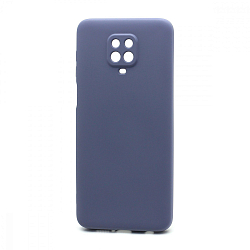 Силиконовый чехол SILICONE Case NEW ERA для Xiaomi Redmi Note 9S/Note 9 Pro серый