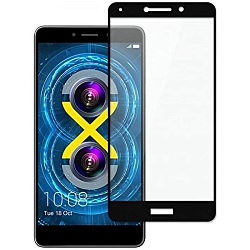 Противоударное стекло 9D NONAME для Honor X6, HD, черное